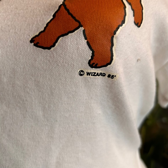 Vintage 70s/80s Fun-Tees Golfing Bears Graphic T-Shirt White Single Stitch M - Picture 3 of 8